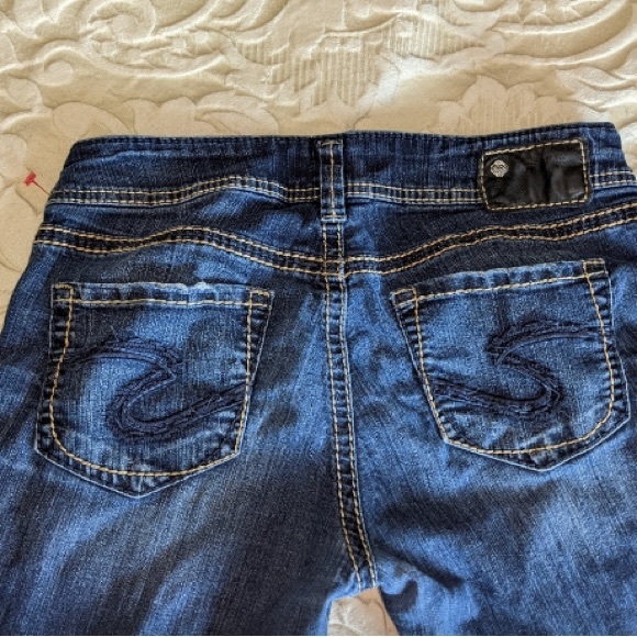 Size 29/25 Women’s Silver Jeans SUKI CAPRI cropped - Picture 4 of 7